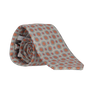 GRAY FLOWER CIRCLE TIE