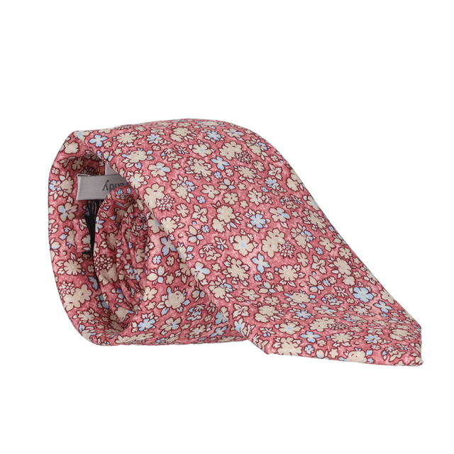 PINK FLORAL TIE