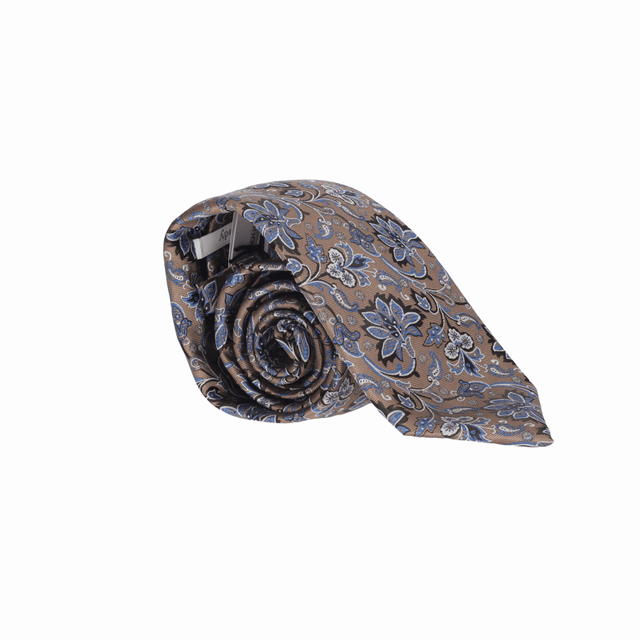 CORBATA FLORAL BEIGE