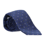 CORBATA AZUL FLORES PEQUEÑAS