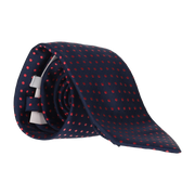 CORBATA MARINO LUNAR ROJO