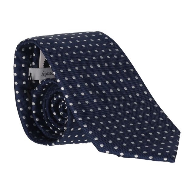 CORBATA MARINO LUNAR BLANCO