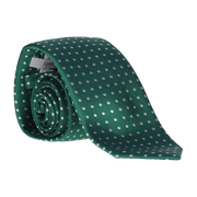 CORBATA VERDE LUNAR BLANCO