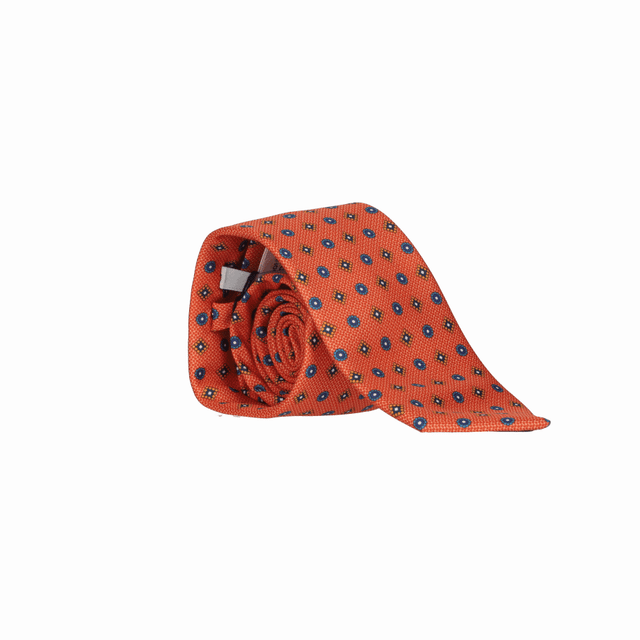 CORBATA NARANJA ADORNOS