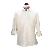 CAMISA CUBANA BEIGE