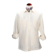 CAMISA CUBANA BEIGE
