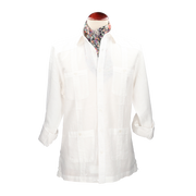 CAMISA CUBANA BLANCA