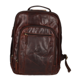 MOCHILA CREMALLERAS MARRON