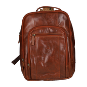 MOCHILA CREMALLERAS CUERO