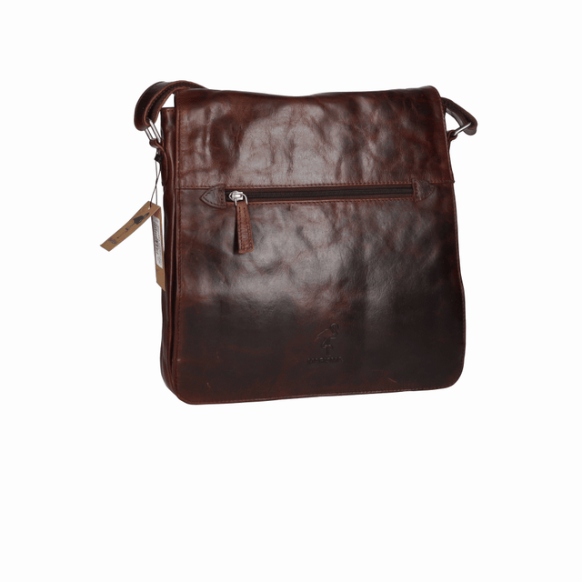 BANDOLERA CREMALLERA MARRON