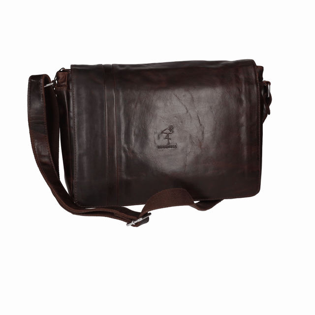 BANDOLERA GRANDE MARRON