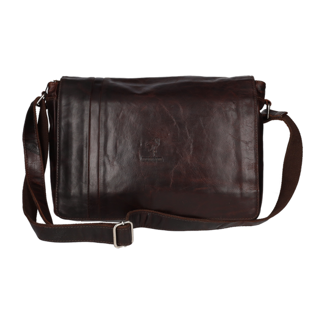 BANDOLERA GRANDE MARRON