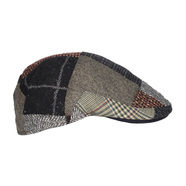 GREY PATCHWORK CAP