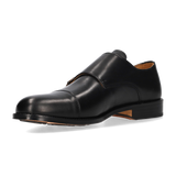 ZAPATO DOBLE HEBILLA NEGRO