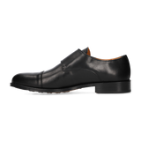 ZAPATO DOBLE HEBILLA NEGRO