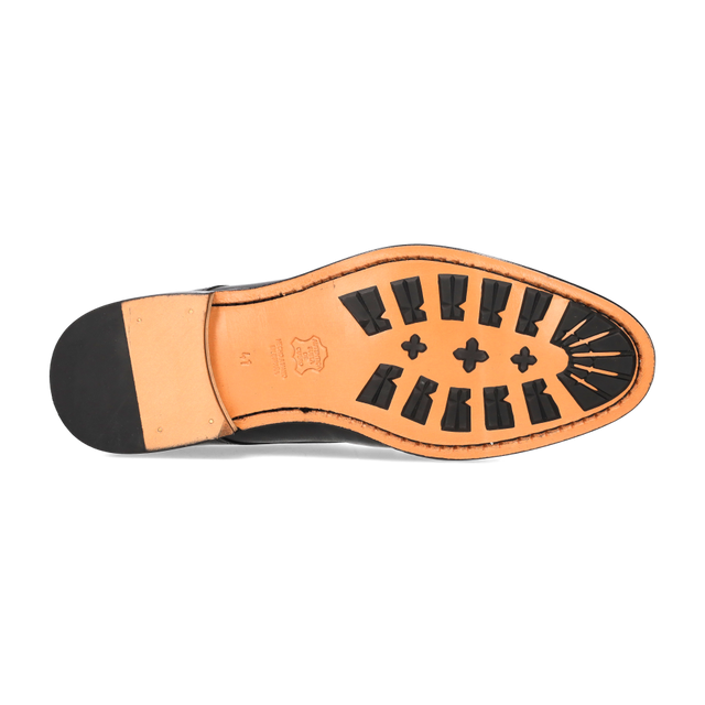 ZAPATO DOBLE HEBILLA NEGRO