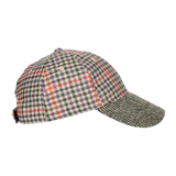 GORRA VISERA CUADROS VERDE