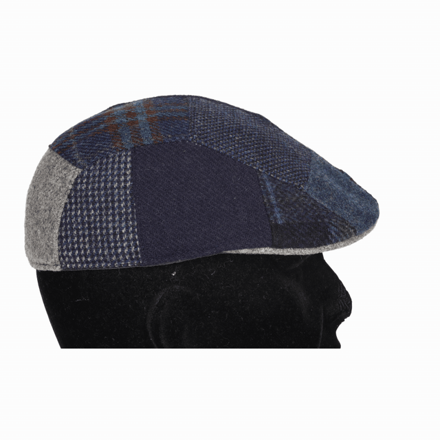 GORRA CAMPERA PATCHWORK AZUL