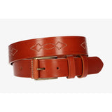 Vaquetilla Leather Belt with Drawing