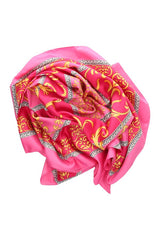 Pink Printed Scarf