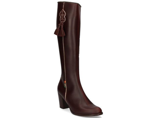 Bota Campera con Tacón y Borlas Valverde del Camino
