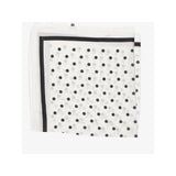 Black and White Polka Dot Scarf