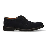 Navy Lace-Up Moccasin