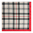 MOUCHOIR ROUGE À DOUBLE CARREAUX