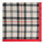 DOUBLE CHECKED RED HANDKERCHIEF