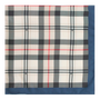 BLUE PLAID HANDKERCHIEF