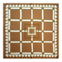 BROWN CHAIN HANDKERCHIEF