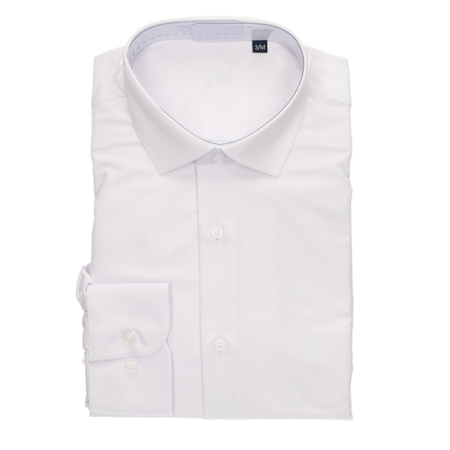 CAMISA BLANCA VESTIR DOBLE PUÑO