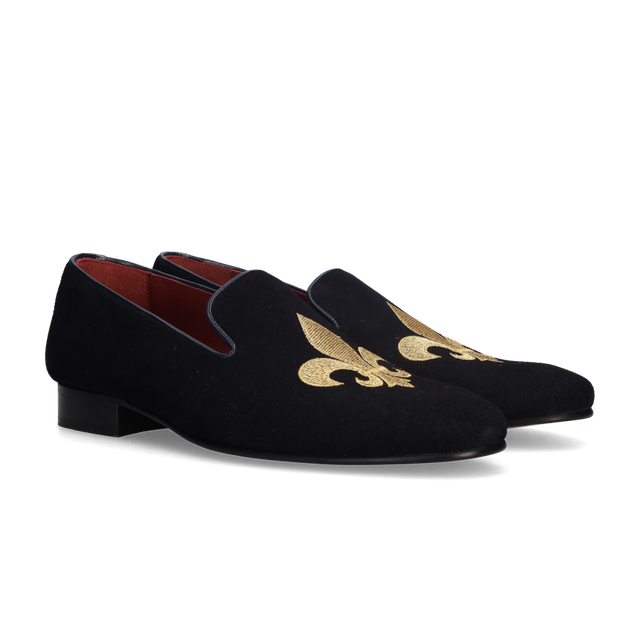 SLIPPERS AZUL FLOR DE LIS