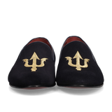SLIPPERS AZUL BORDADO TRIDENTE