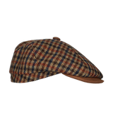 GORRA IRLANDESA CUADROS CAMEL