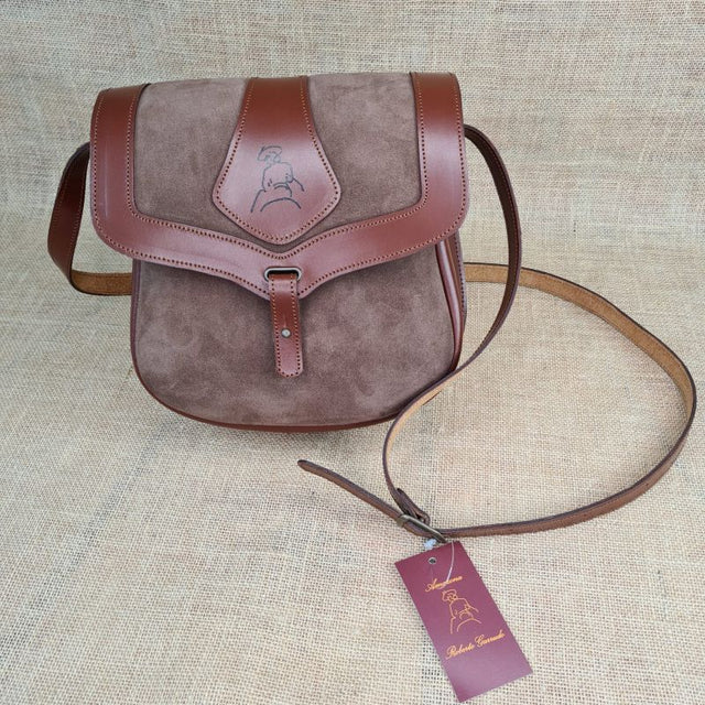 Large Leather/Brown Crossbody Bag