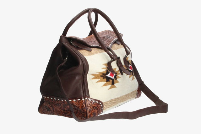 Bolso de Viaje Étnico con Broche