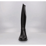Unlined black rubber equestrian boot