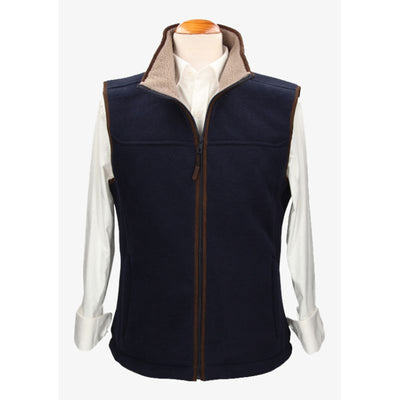 Navy Blue Polar Vest