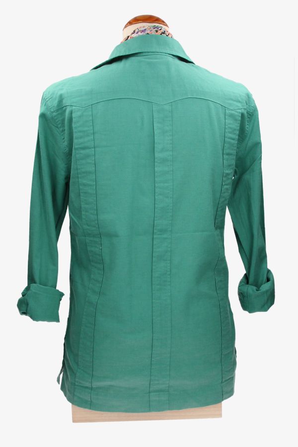 Camisa Cubana Verde