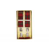 Red Plaid Dress Suspender