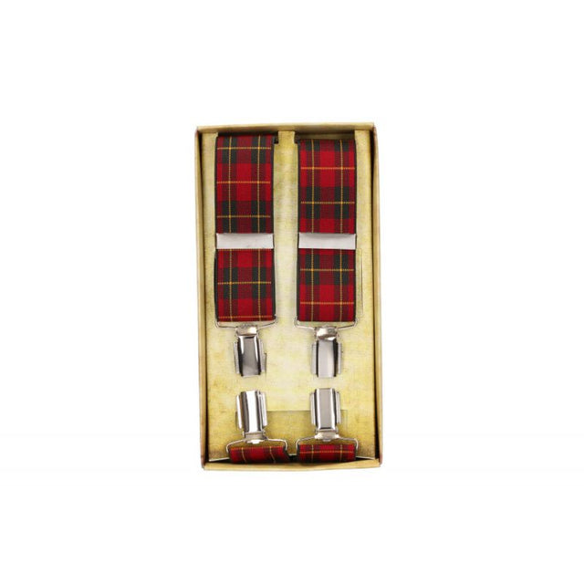 Red Plaid Dress Suspender
