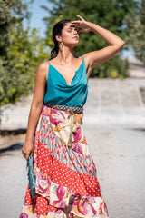 Falda Pareo Roja