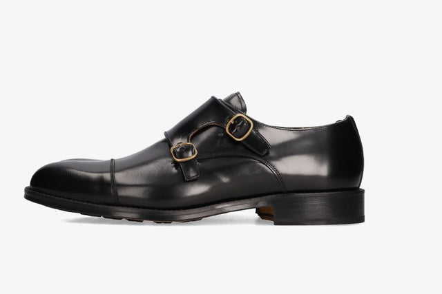 Copete dos hebillas florentic negro