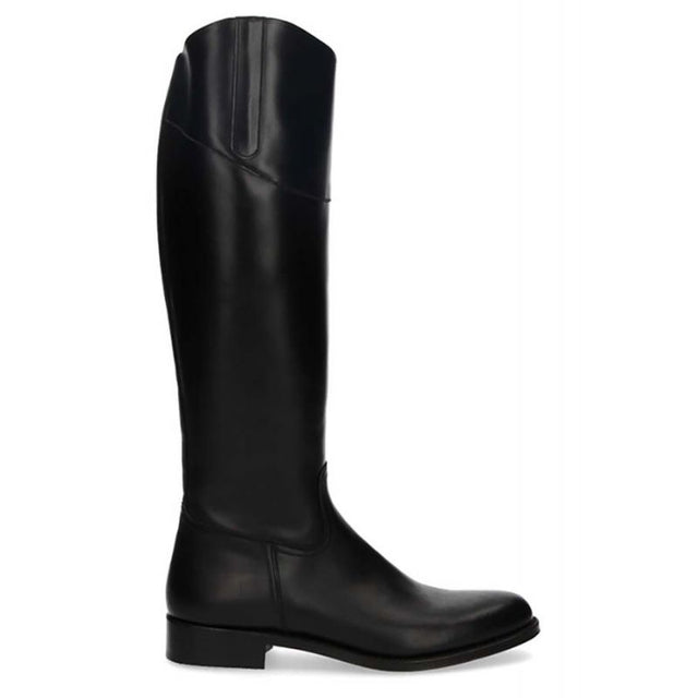 Black Equestrian Boot with Inner Zipper Valverde del Camino