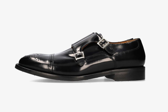 Monkstrap antik negro