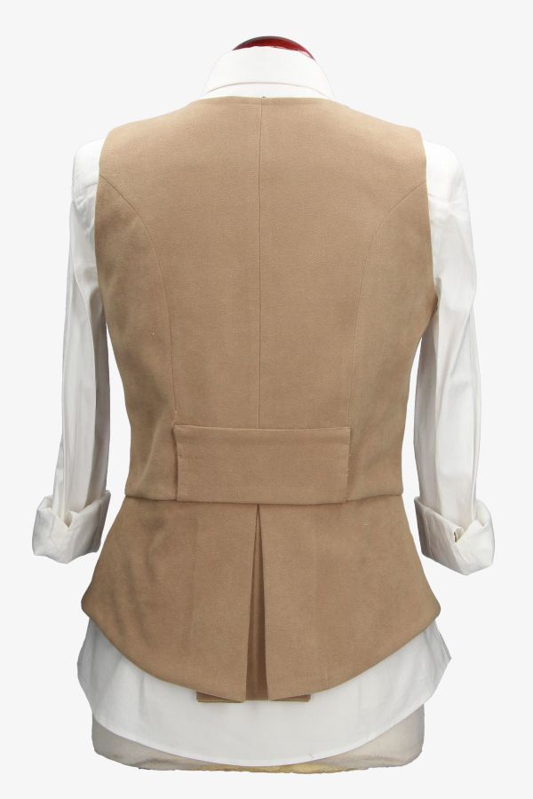 Chaleco Diana Antelina Beige