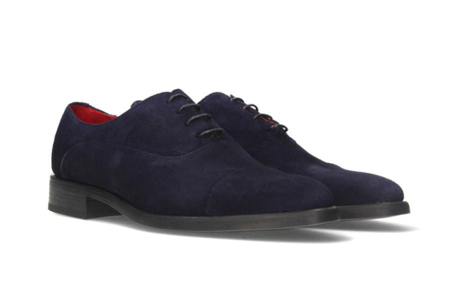 Zapato Inglés Serraje Azul