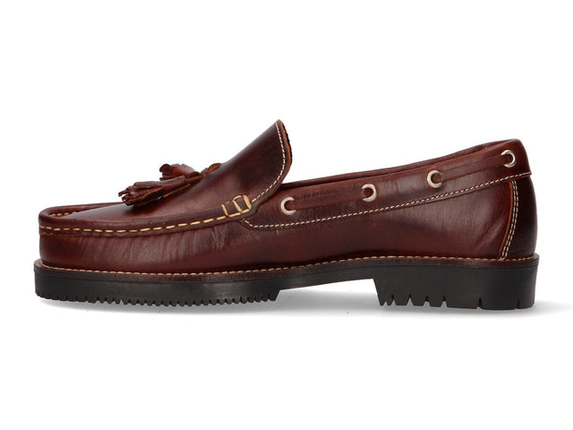 Mocasín Borlas Marrón