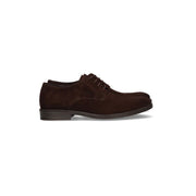 Blucher en daim marron uni